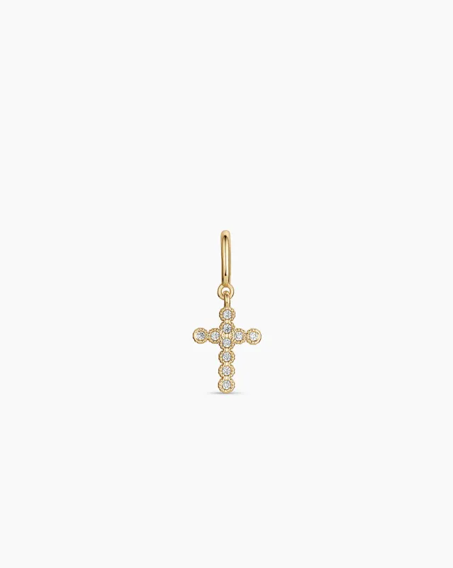 Shimmer Cross Parker Charm sold by Gorjana