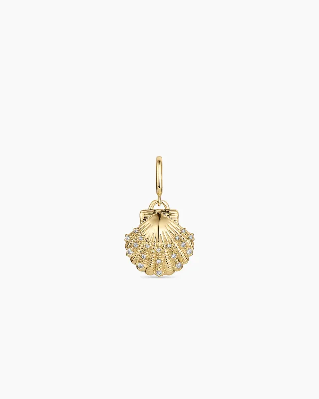 Shimmer Scallop Shell Parker Charm sold by Gorjana