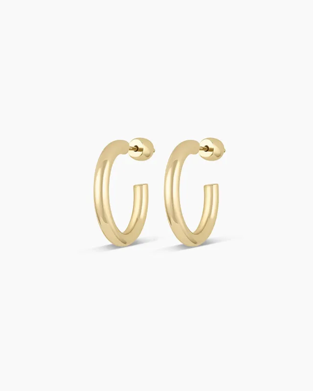 14k Gold Carter Hoops sold by Gorjana