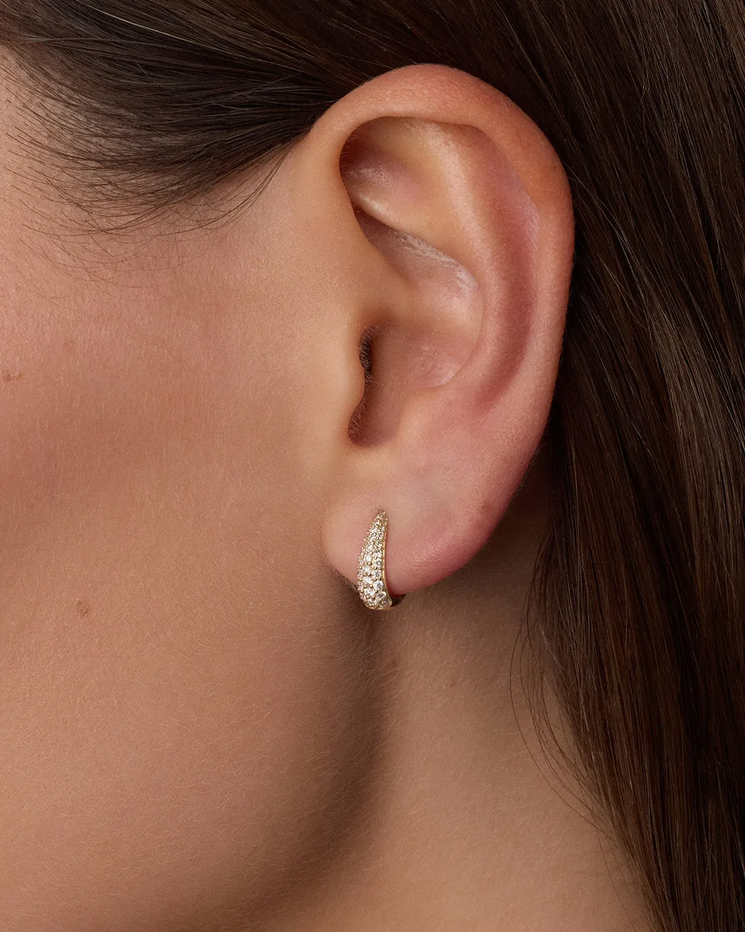 Diamond Banks Single Huggie sold by Gorjana product image thumbnail 2