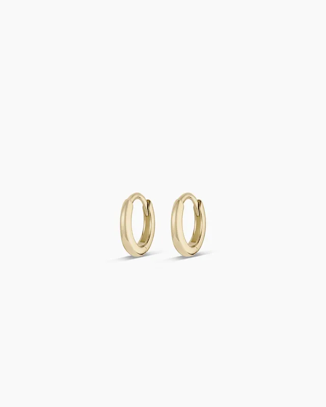 14k Gold Everyday Oval Huggies sold by Gorjana