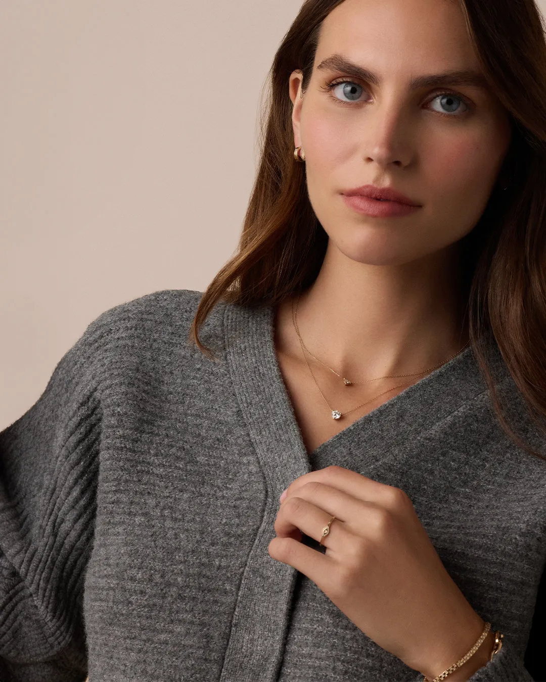 Lab Grown Diamond Heart Necklace sold by Gorjana product image thumbnail 3