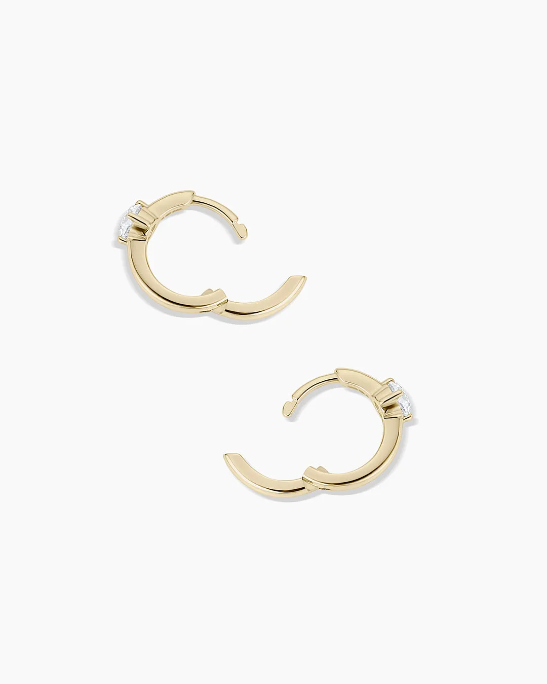 Lab Grown Diamond Solitaire Huggies sold by Gorjana product image thumbnail 4