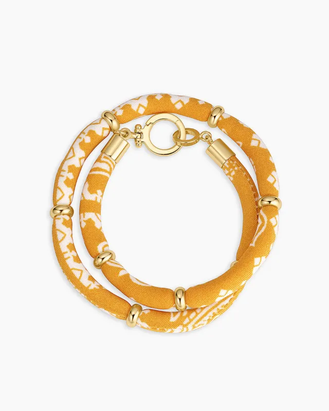 Paisley Bandana Wrap Bracelet sold by Gorjana