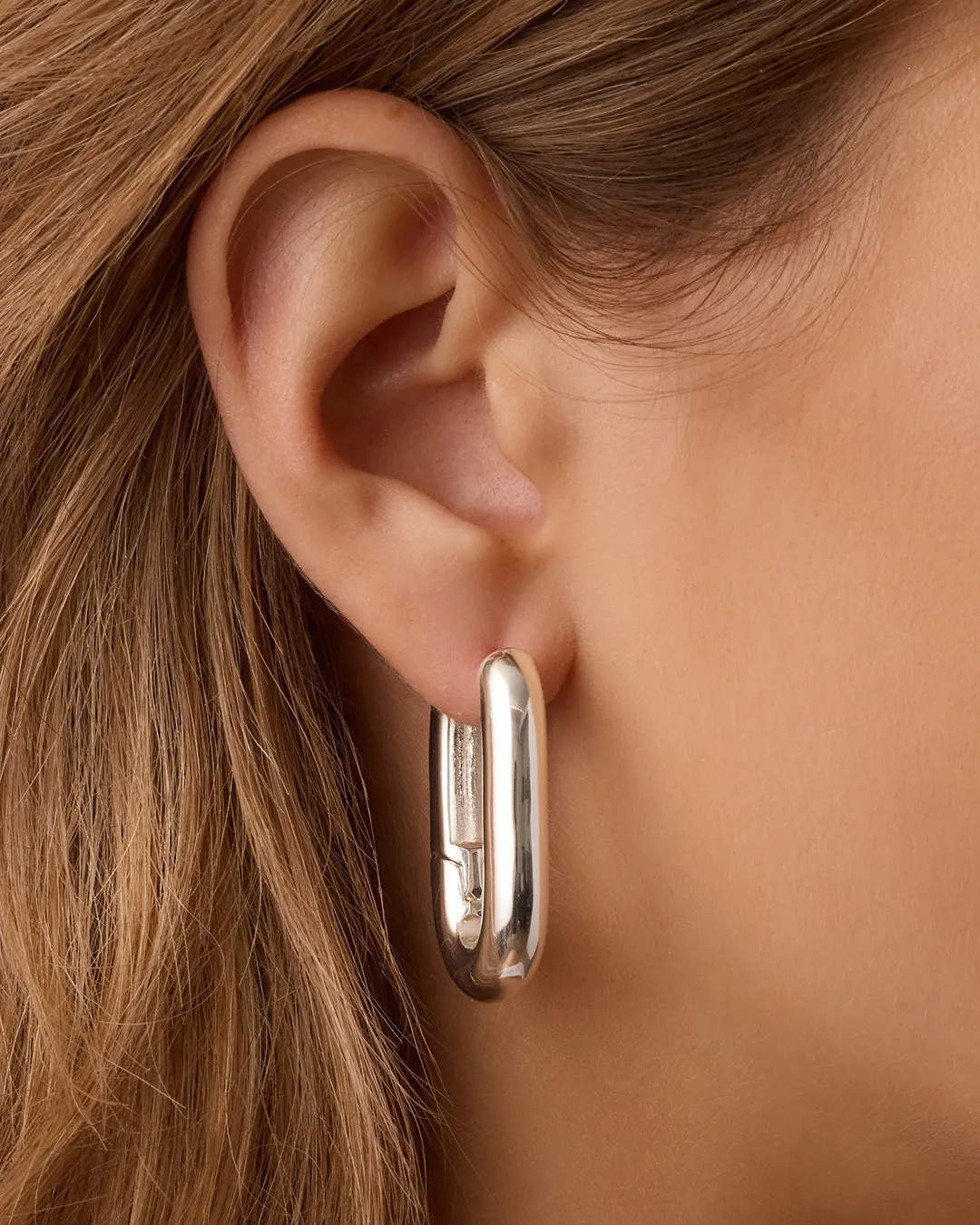 Zoey Statement Hoops sold by Gorjana product image thumbnail 4