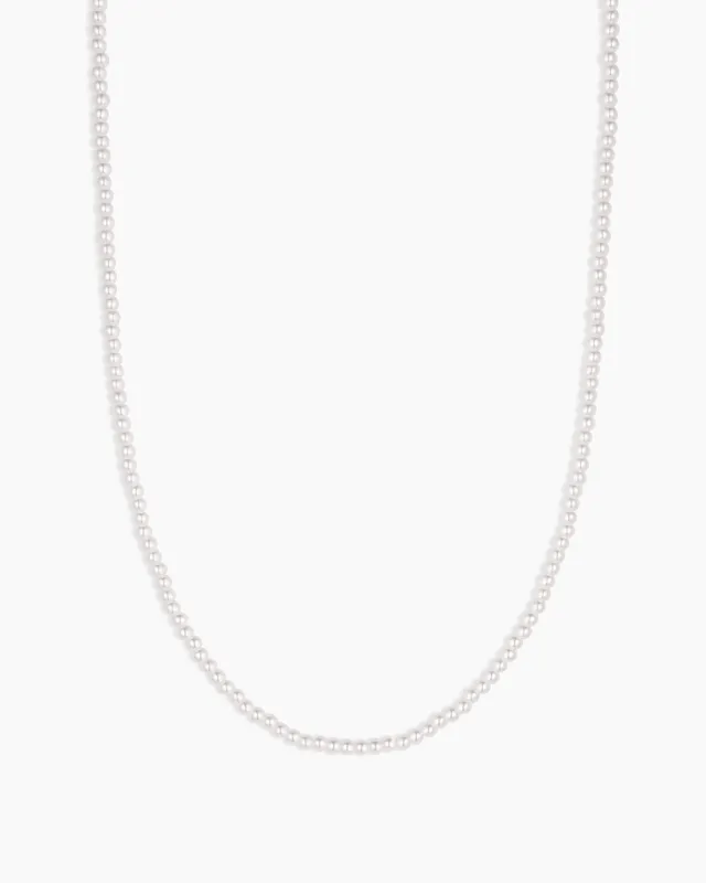 Finley Mini Pearl Necklace sold by Gorjana