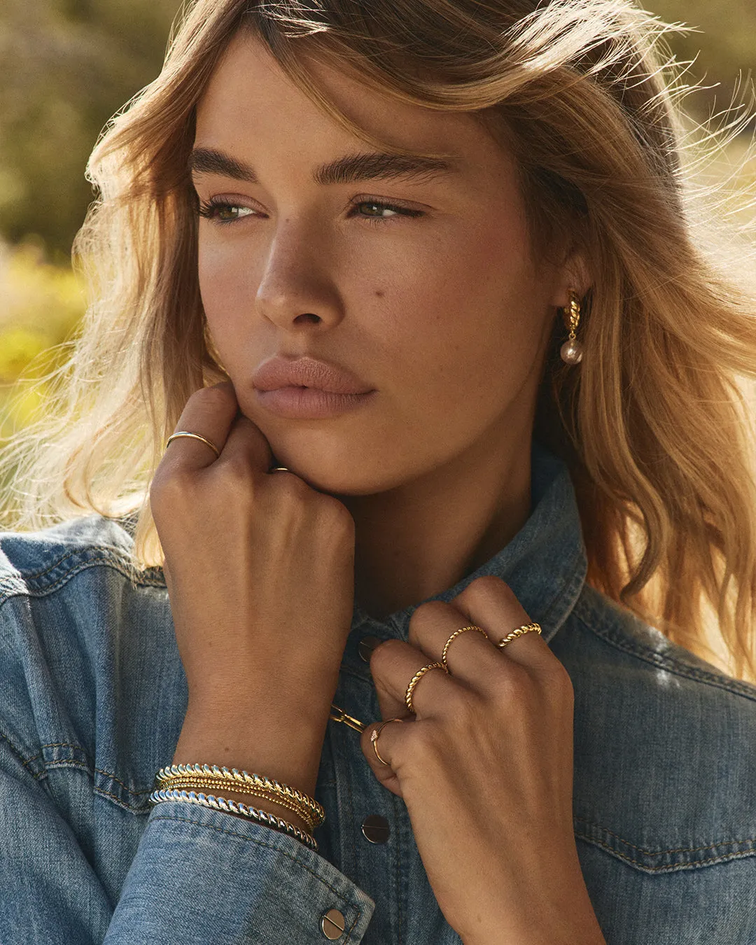 Crew Mixed Cuff sold by Gorjana product image thumbnail 3