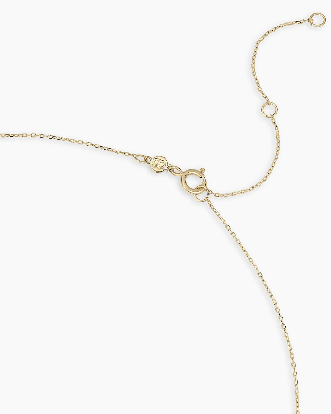 Diamond Pavé Halo Charm Necklace sold by Gorjana product image thumbnail 4