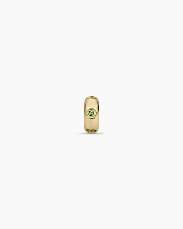 14K Gold Birthstone Halo Charm made by Gorjana