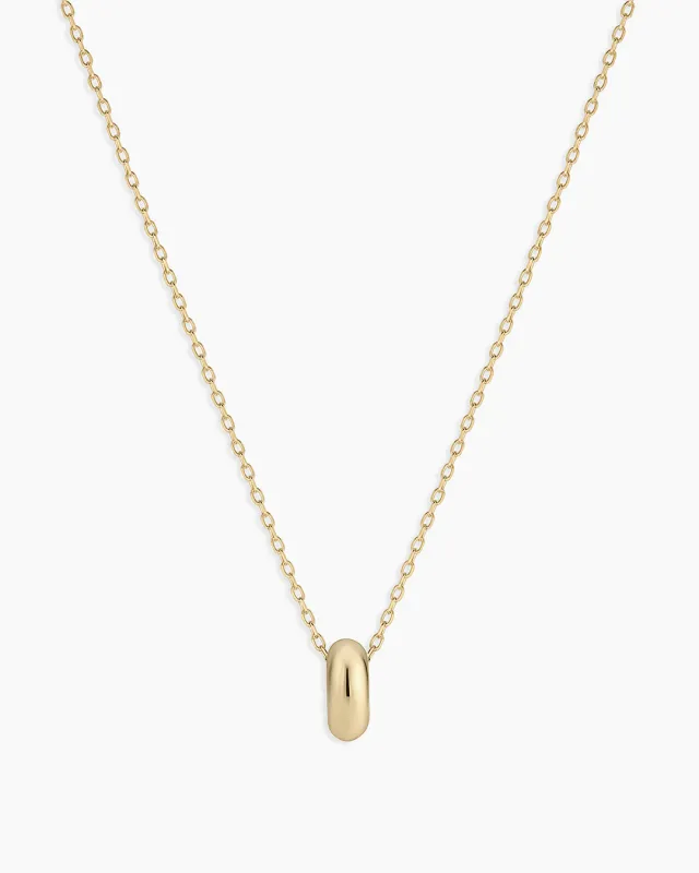 14K Gold Lou Halo Charm Necklace made by Gorjana