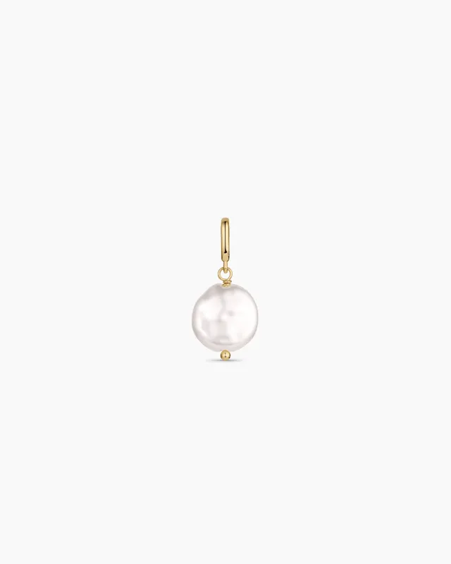 Coin Pearl Parker Charm made by Gorjana