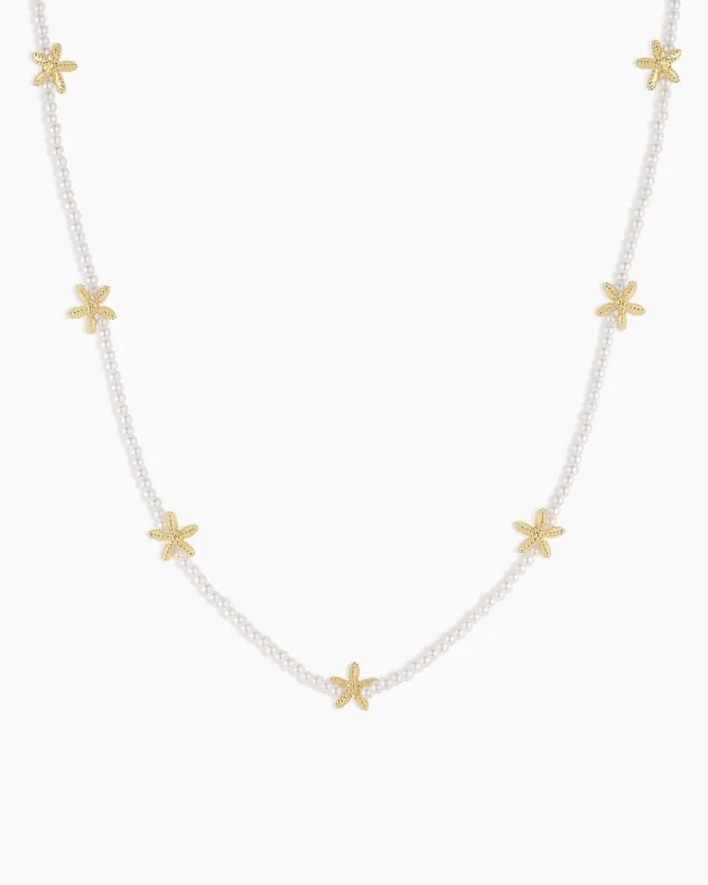 Starfish Pearl Necklace made by Gorjana