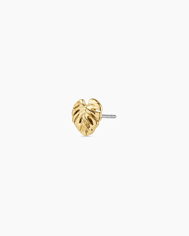 Monstera Single Stud made by Gorjana