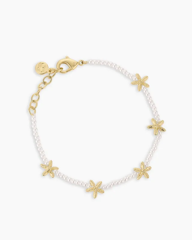 Starfish Pearl Bracelet made by Gorjana