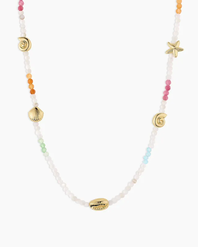 Reef Beach Mini Charm Necklace made by Gorjana