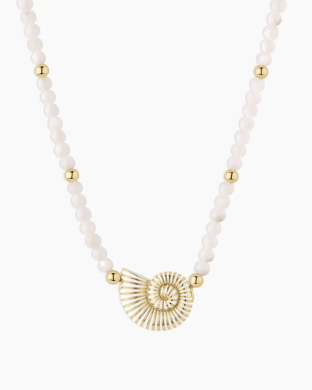 Nautilus Mother of Pearl Necklace made by Gorjana