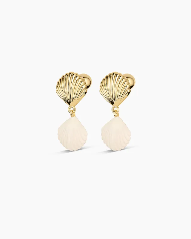 Scallop Earrings made by Gorjana