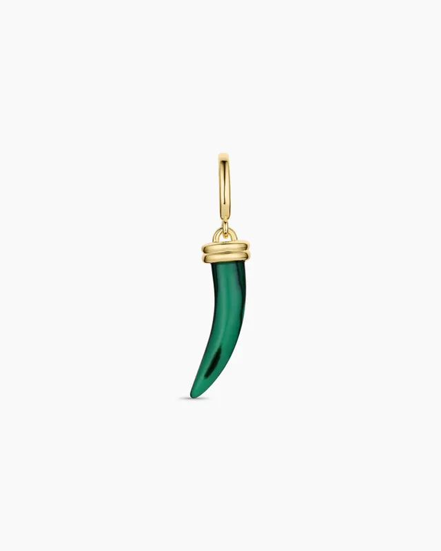 Malachite Tusk Charm made by Gorjana
