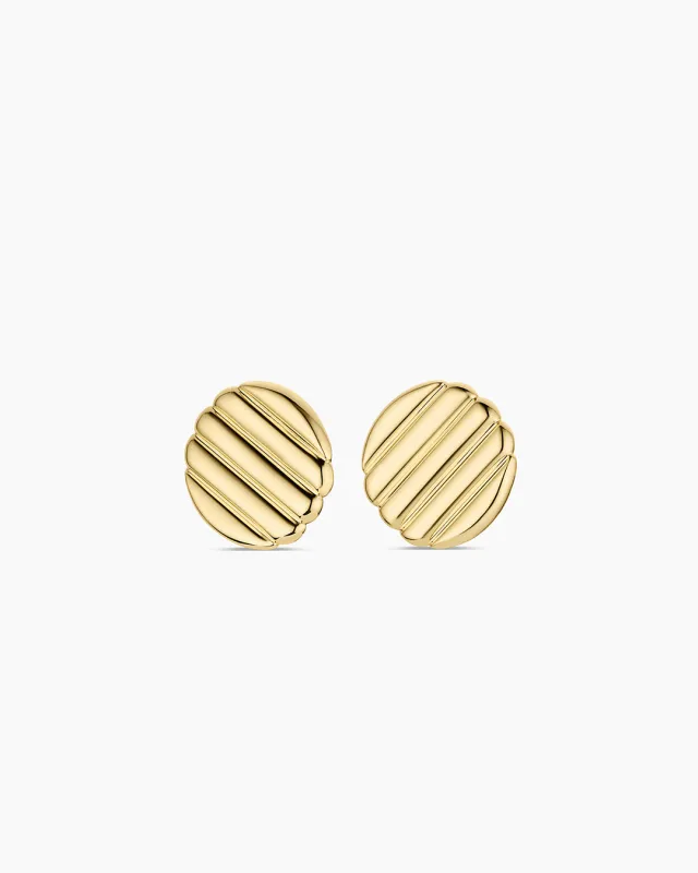 Melrose Diagonal Studs made by Gorjana