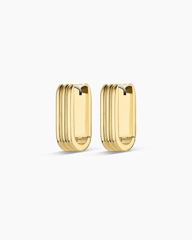 Melrose Link Hoops made by Gorjana