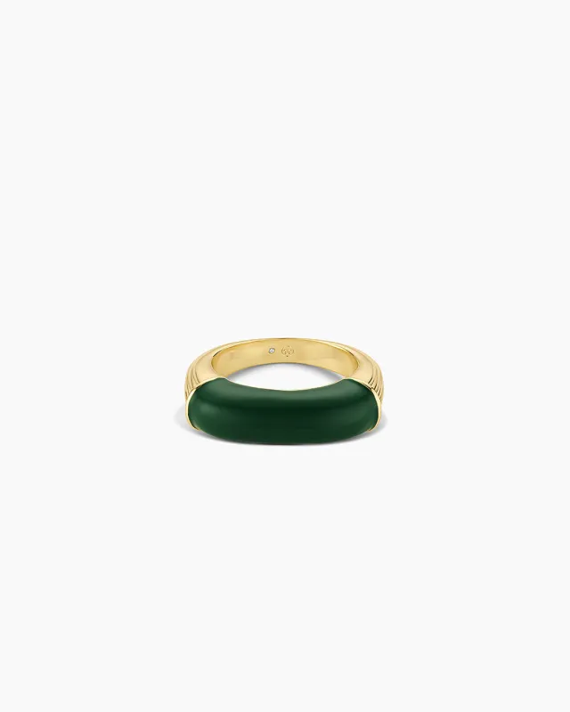 Bella Enamel Ring made by Gorjana