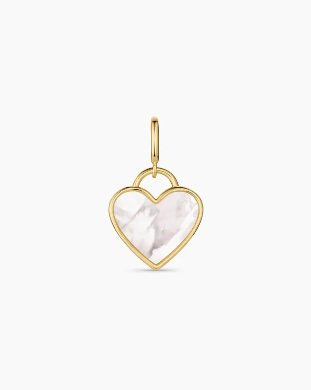 Melrose Heart Charm made by Gorjana