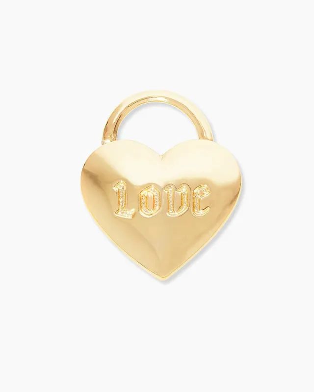 Heart Padlock Parker Charm sold by Gorjana