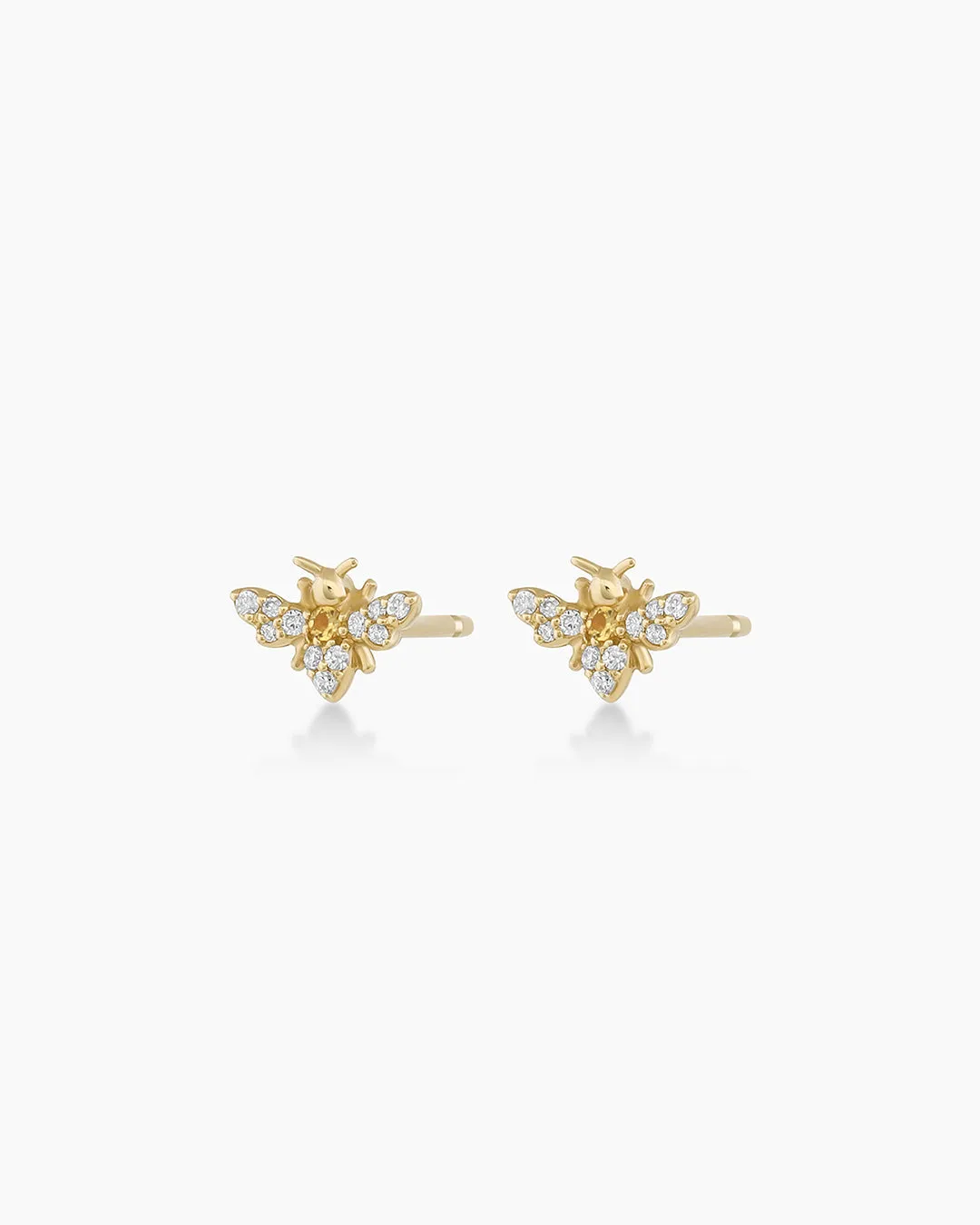 Diamond Bee Studs sold by Gorjana