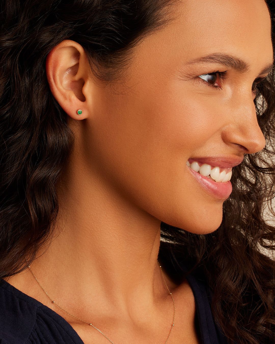 Classic Emerald Stud sold by Gorjana product image thumbnail 3