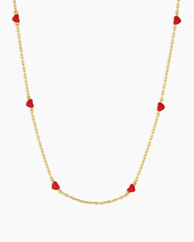 Amour Necklace Red sold by Gorjana