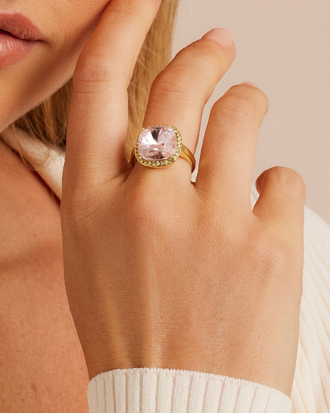 Lexi Cushion Cocktail Ring sold by Gorjana product image thumbnail 6