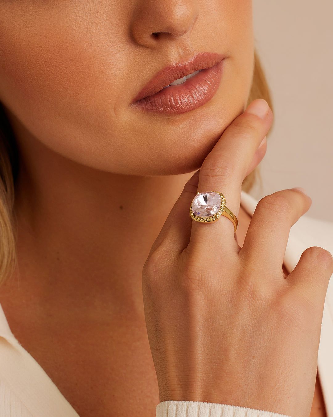 Lexi Cushion Cocktail Ring sold by Gorjana product image thumbnail 7