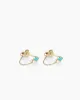 Turquoise Newport Chain Huggies sold by Gorjana