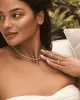 Turquoise Newport Chain Huggies sold by Gorjana