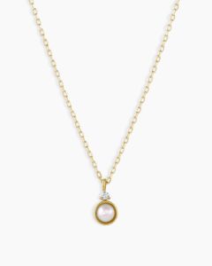 Pearl Birthstone Necklace sold by Gorjana