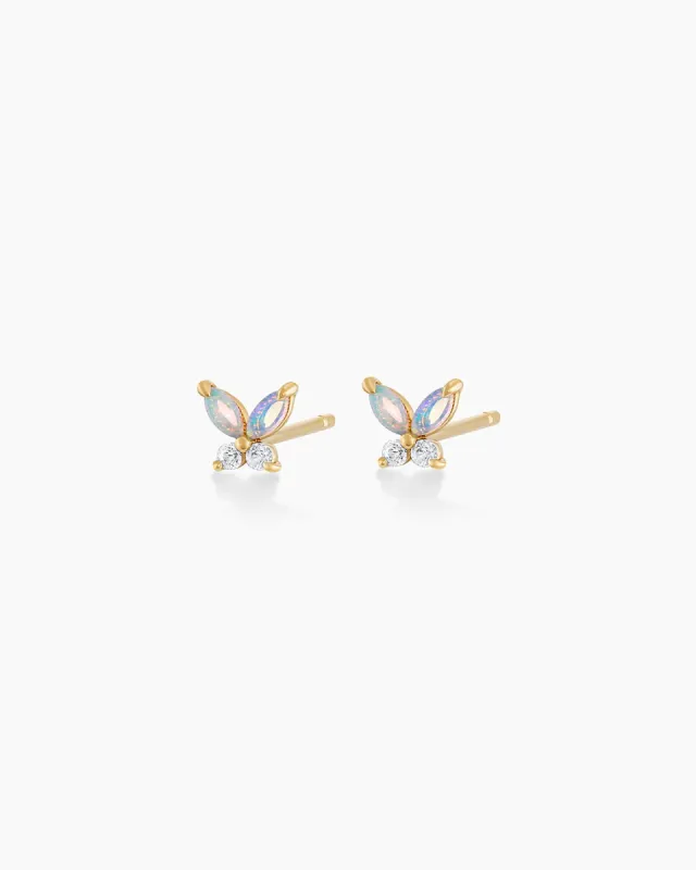 Opal Butterfly Studs sold by Gorjana