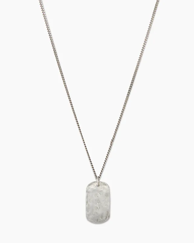 Men's Griffin Bespoke Dog Tag Necklace sold by Gorjana