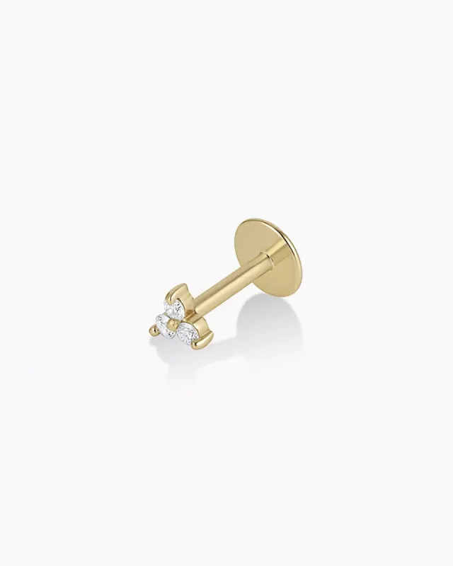 Diamond Bali Flat Back Stud sold by Gorjana