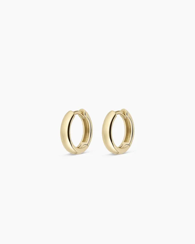 14k Gold Lou Helium Huggies sold by Gorjana