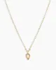 Diamond and Opal Necklace sold by Gorjana