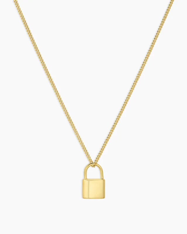 Bespoke Kara Padlock Necklace sold by Gorjana