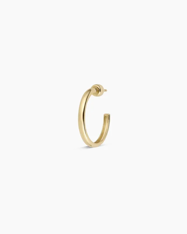 14k Gold Lou Helium Hoop sold by Gorjana