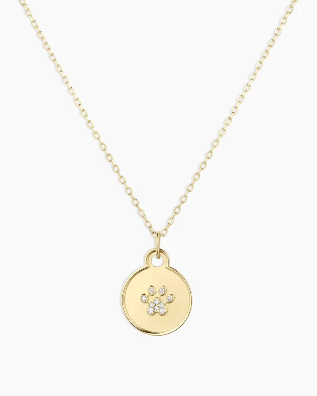 Diamond Paw Necklace sold by Gorjana