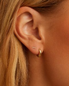 Diamond Pavé Bar Flat Back Stud sold by Gorjana