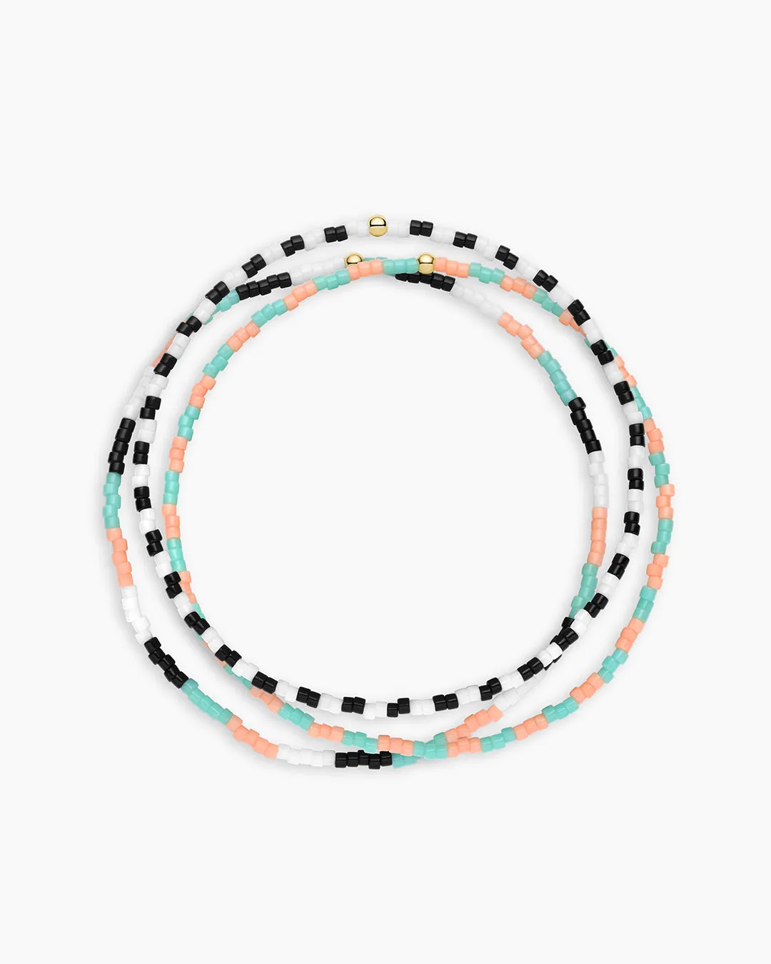 Gigi Stripe Bracelet Set sold by Gorjana product image thumbnail 4