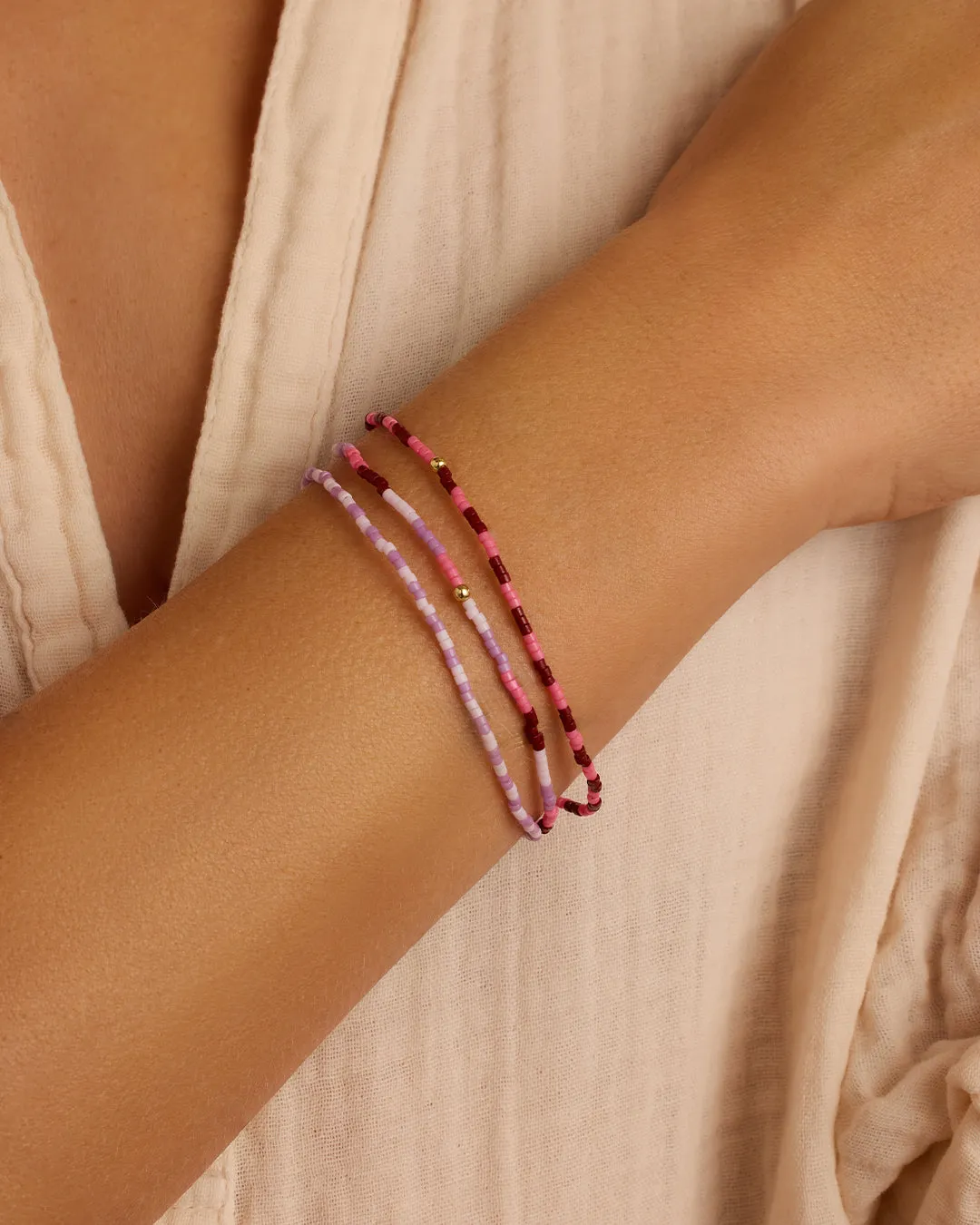 Gigi Stripe Bracelet Set sold by Gorjana product image thumbnail 5