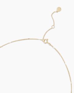 Power Birthstone Coin Necklace (April) sold by Gorjana