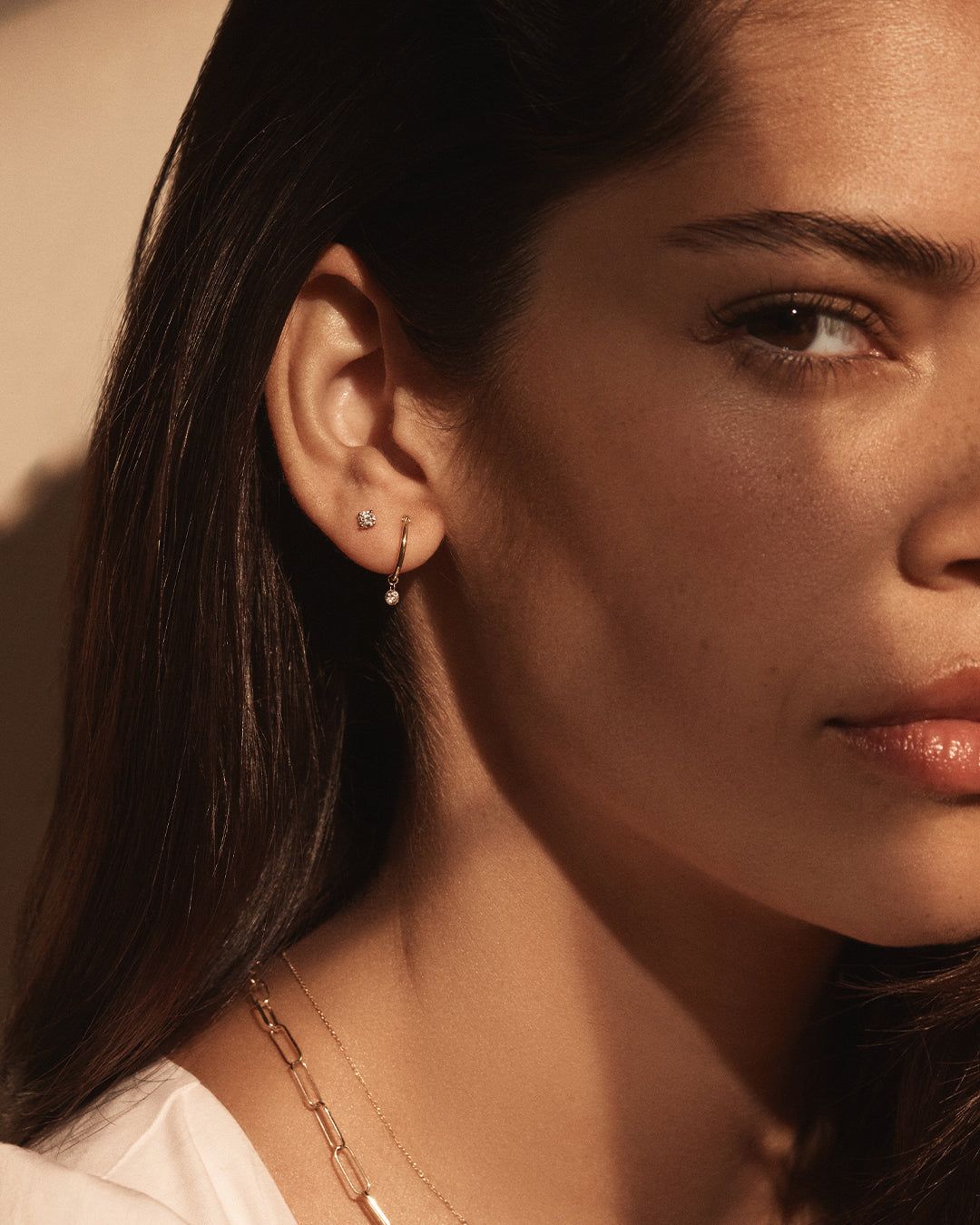 Diamond Solitaire Studs sold by Gorjana product image thumbnail 3