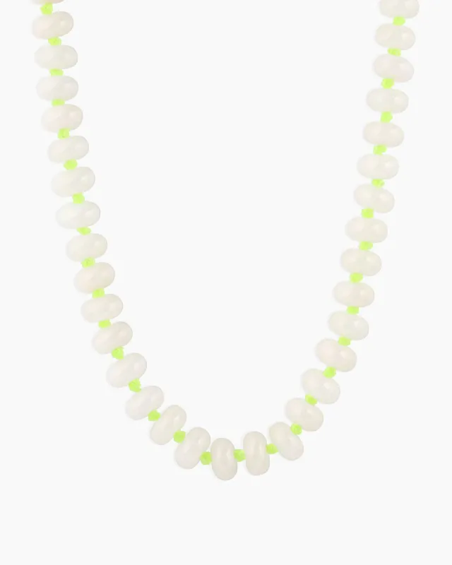 Palma Necklace (White Chalcedony) sold by Gorjana