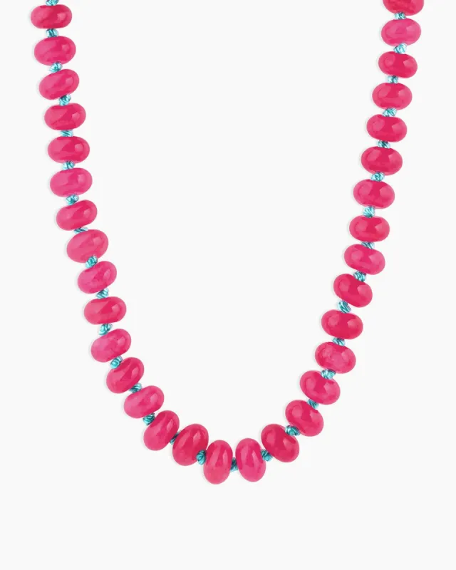 Palma Necklace (Pink Quartz) sold by Gorjana